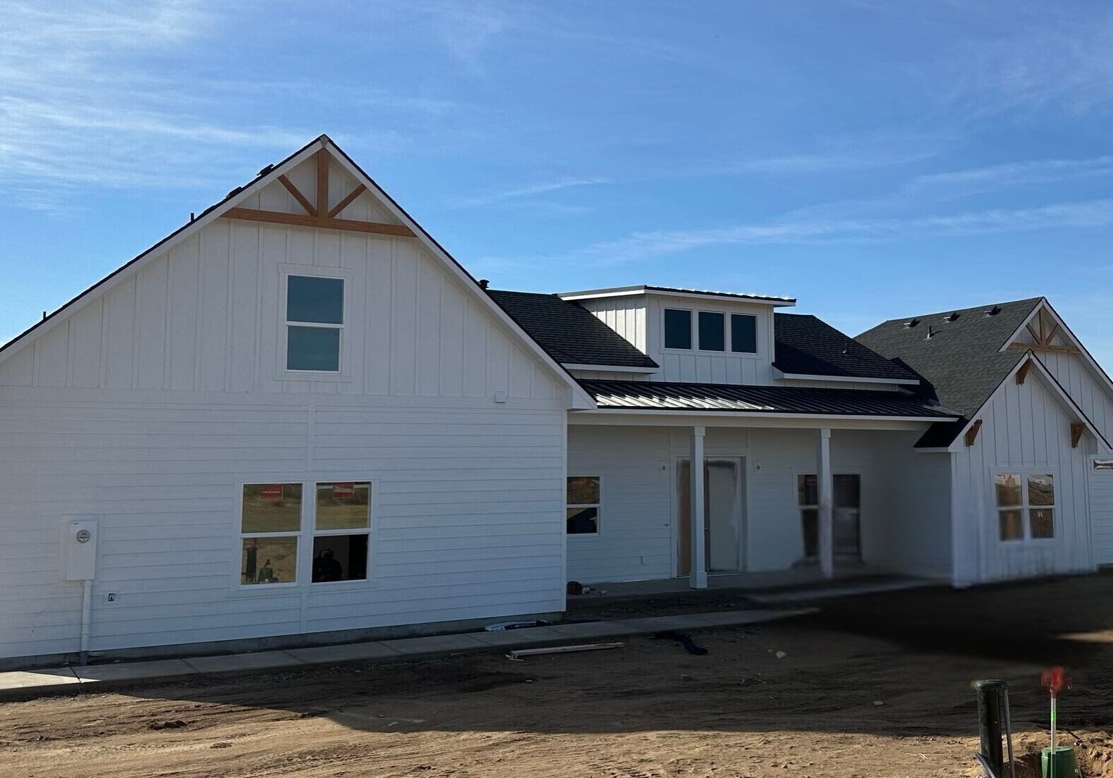 A custom home build in Middleton, Idaho