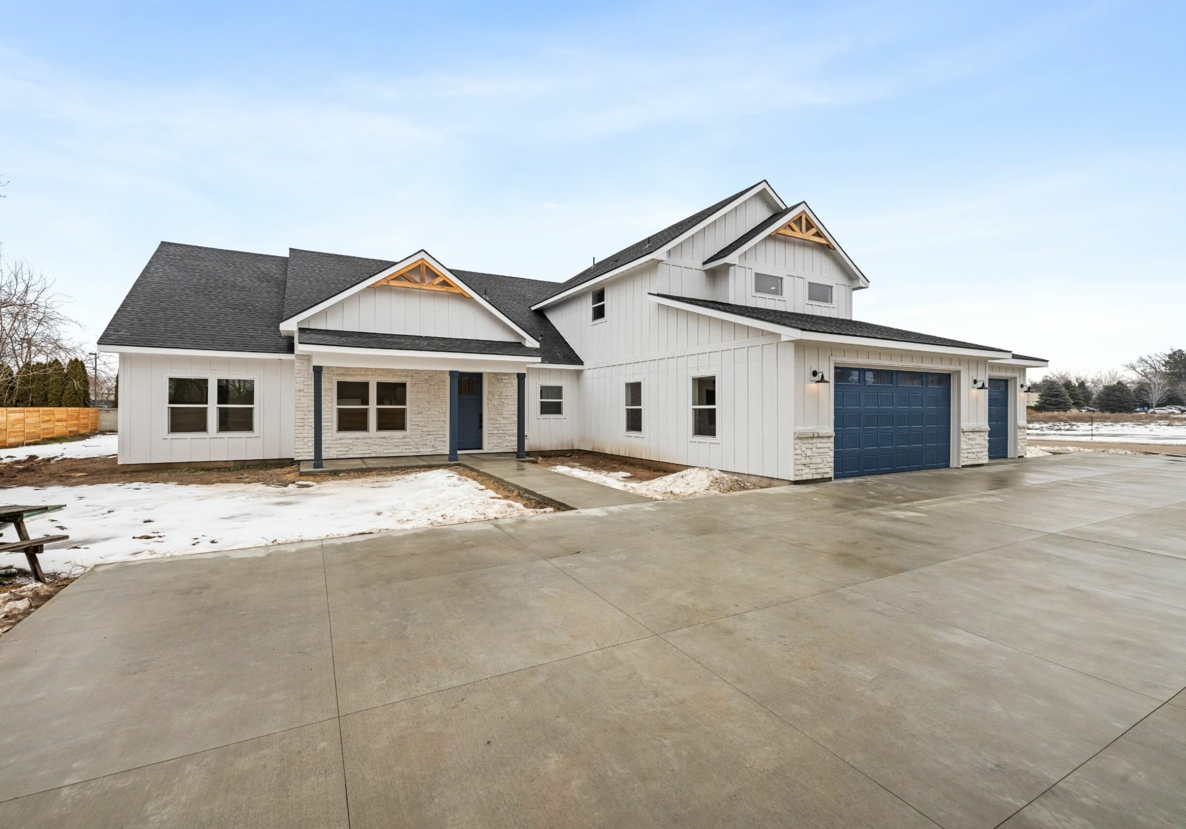 Exterior Front View - Multigenerational House Plan - Pathway Builders Idaho